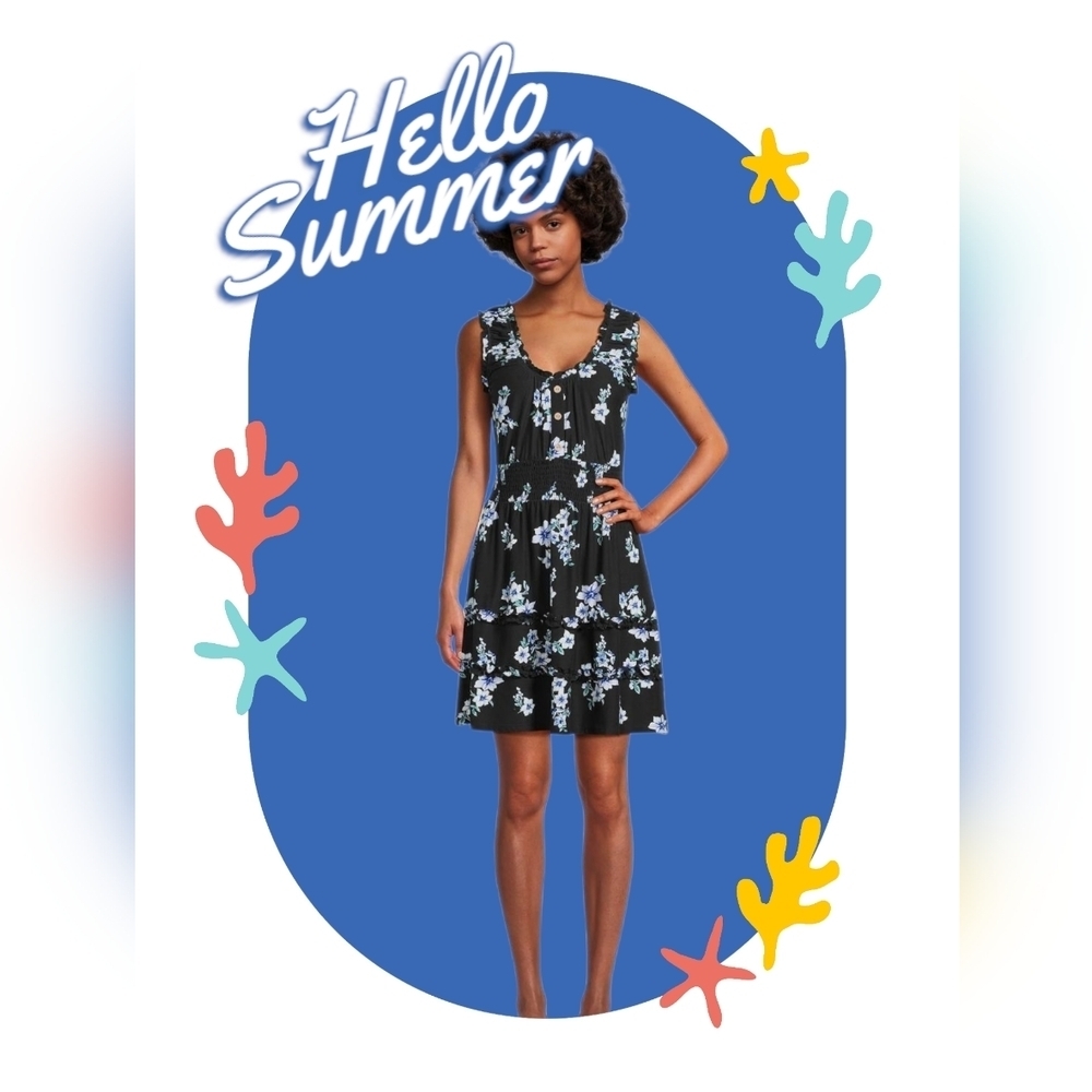 NWT'S NOBO Floral Print Dress - Picture 1 of 8